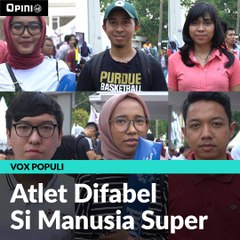 #VoxPopuli | Atlet Difabel Si Manusia Super