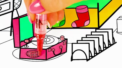 Peppa Pig Drawing Painting Mummy Pig Sleeping Time Coloring Book Colors For Kids Children