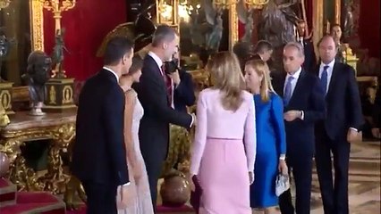 Besamanos de los Reyes en el 12 de octubre