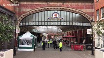 Crowds gather outside Windsor for royal wedding of Princess Eugenie