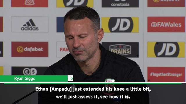 Bale and Ampadu a doubt for Ireland game - Giggs