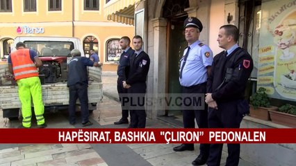 HAPËSIRAT, BASHKIA “ÇLIRON” PEDONALEN