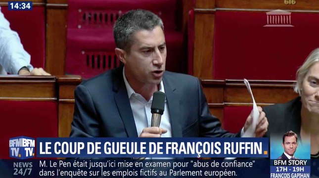 François Ruffin démonte les députés LaREM - ZAPPING ACTU DU 12/10/2018