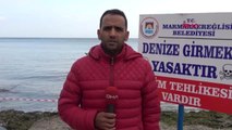 Tekirdağ'da Derenin Kirli Aktığı Bölgede Denize Girmek Yasaklandı