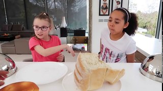 Giant Squishy Food VS Real Food Challenge | Toys AndMe