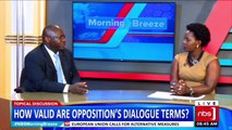 Earlier On Morning Breeze: VIDEO: We must discuss the issue of transition. Since Independence, we haven’t had peaceful transition of power. - Ssewanyana #NBSMo