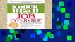Review  Knock  em Dead Job Interview: How to Turn Job Interviews Into Job Offers
