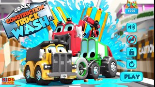 Tv cartoons movies 2019 Road Roller   Car Wash Game   Kids Game Play