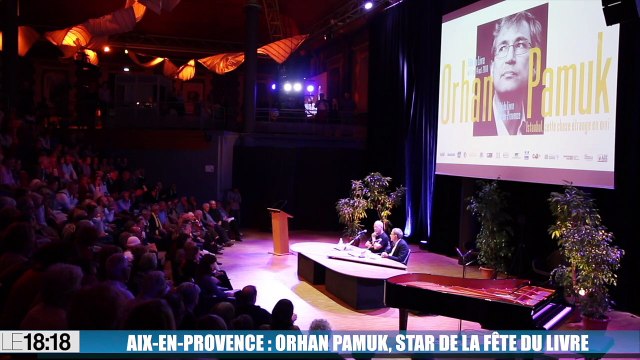 Aix-en-Provence : Orhan Pamuk, prix Nobel de littérature en 2006, star de la fête du livre.
