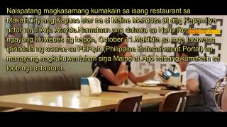 Nakita sina Arjo Atayde at Maine Mendoza sa Isang Restaurant sa Makati City na Magkasama.
