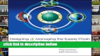 Library  Designing and Managing the Supply Chain 3e with Student CD (McGraw-Hill/Irwin Series