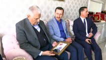 TBMM Başkanı Yıldırım, 15 Temmuz şehitlerinden Celalettin İbiş'in ailesine ziyaret - ANKARA