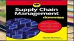 Best product  Supply Chain Management For Dummies