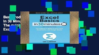 Best product  Excel Basics In 30 Minutes (2nd Edition): The quick guide to Microsoft Excel and