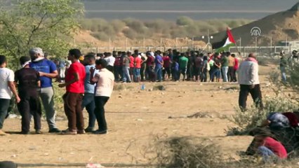 Gazze'deki Büyük Dönüş Yürüyüşü gösterileri devam ediyor (1) - HAN YUNUS