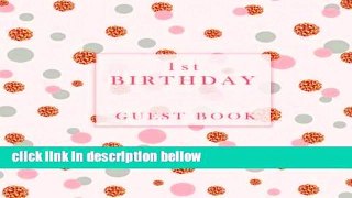 Best product  1st Birthday Guest Book