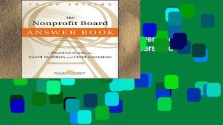 Review  The Nonprofit Board Answer Book: A Practical Guide for Board Members and Chief Executives