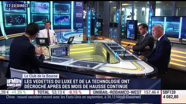 Le Club de la Bourse: Julien-Pierre Nouen, Alexandre Baradez, Franck Dixmier et Vincent Ganne - 12/10