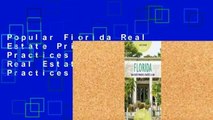 Popular Florida Real Estate Principles, Practices   Law (Florida Real Estate Principles, Practices