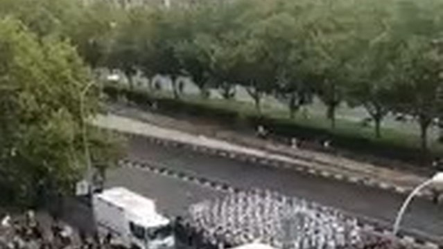 Paquito el chocolatero, en el desfile del 12-O.