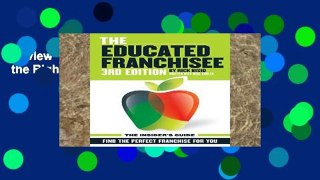 Review  The Educated Franchisee: Find the Right Franchise for You