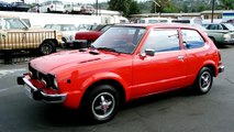 1977 Honda Civic CVCC Hatchback JDM Red Coupe 1st Gen Classic Youngtimer