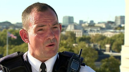 Police officer who witnessed PC Palmer stabbing