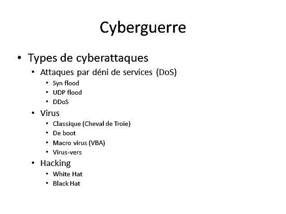 La cyberguerre