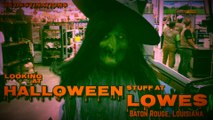 Looking at Halloween Stuff at Lowes