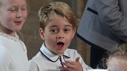 Prince George Was All Smiles at Princess Eugenie’s Wedding