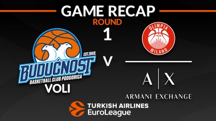 Highlights: Buducnost VOLI Podgorica - AX Armani Exchange Olimpia Milan