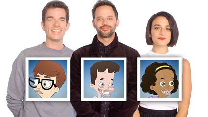 John Mulaney, Nick Kroll, and Jenny Slate Recap "Big Mouth" Season 1 in 10 Minutes