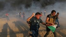 Cinco palestinianos morreram nos protestos em Gaza
