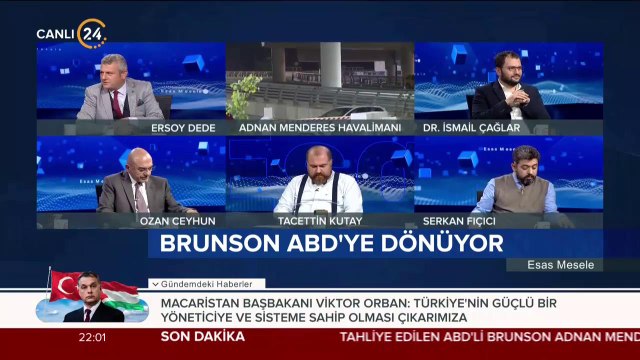 Papaz Brunson, İzmir Adnan Menderes Havalimanından