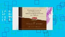 [P.D.F] Inheritance of Digital Malformations in Man (Classic Reprint) [E.B.O.O.K]