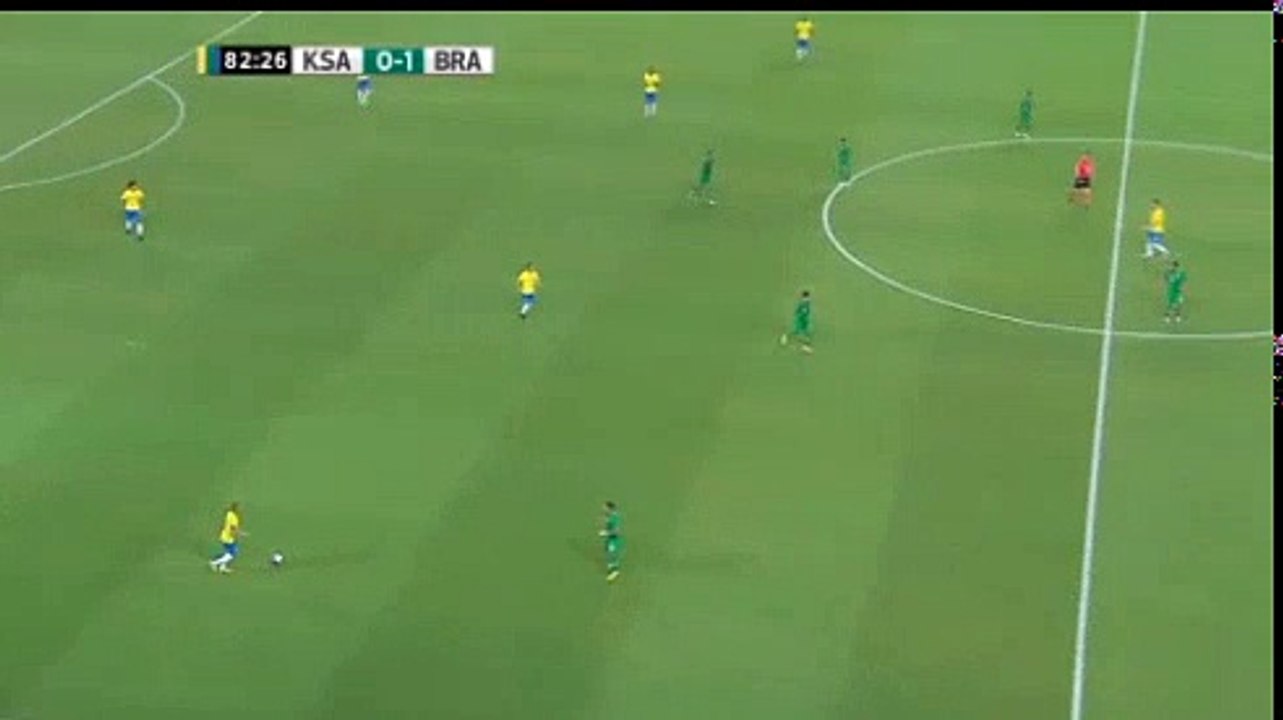 RED CARD  :  Saudi Arabia 0  -  1  Brazil  12/10/2018  RED CARD   Al Owais M., Saudi Arabia  85' HD Full Screen  WORLD: Friendly International .