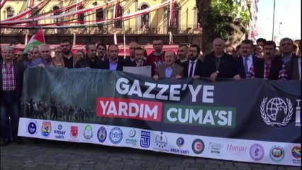 İHH'dan Gazze'ye yardım kampanya - TRABZON