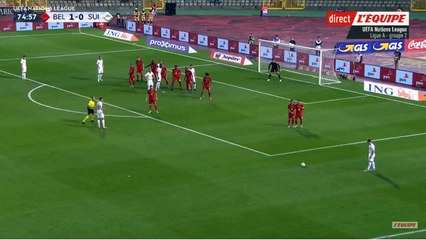 Mario Gavranovic Goal - Belgium 1-1  Switzerland 12.10.2018