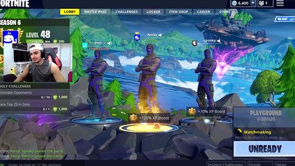 Ghoul Trooper takes on 1v3 against NEW Purple Skull Troopers in Playground! (INSANE BUILD BATTLES!)