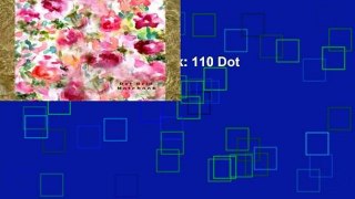 Library  Dot Grid Notebook: 110 Dot Grid pages (Floral)