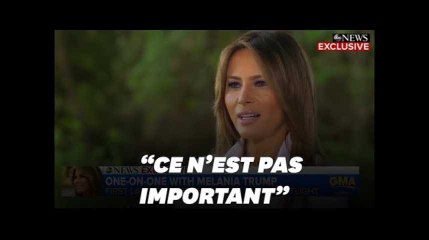 Melania Trump a "d'autres choses" en tête que les liaisons supposées de son mari