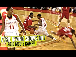 Young Kyrie Irving BREAKING ANKLES at 2010 McDonald's All American Game!