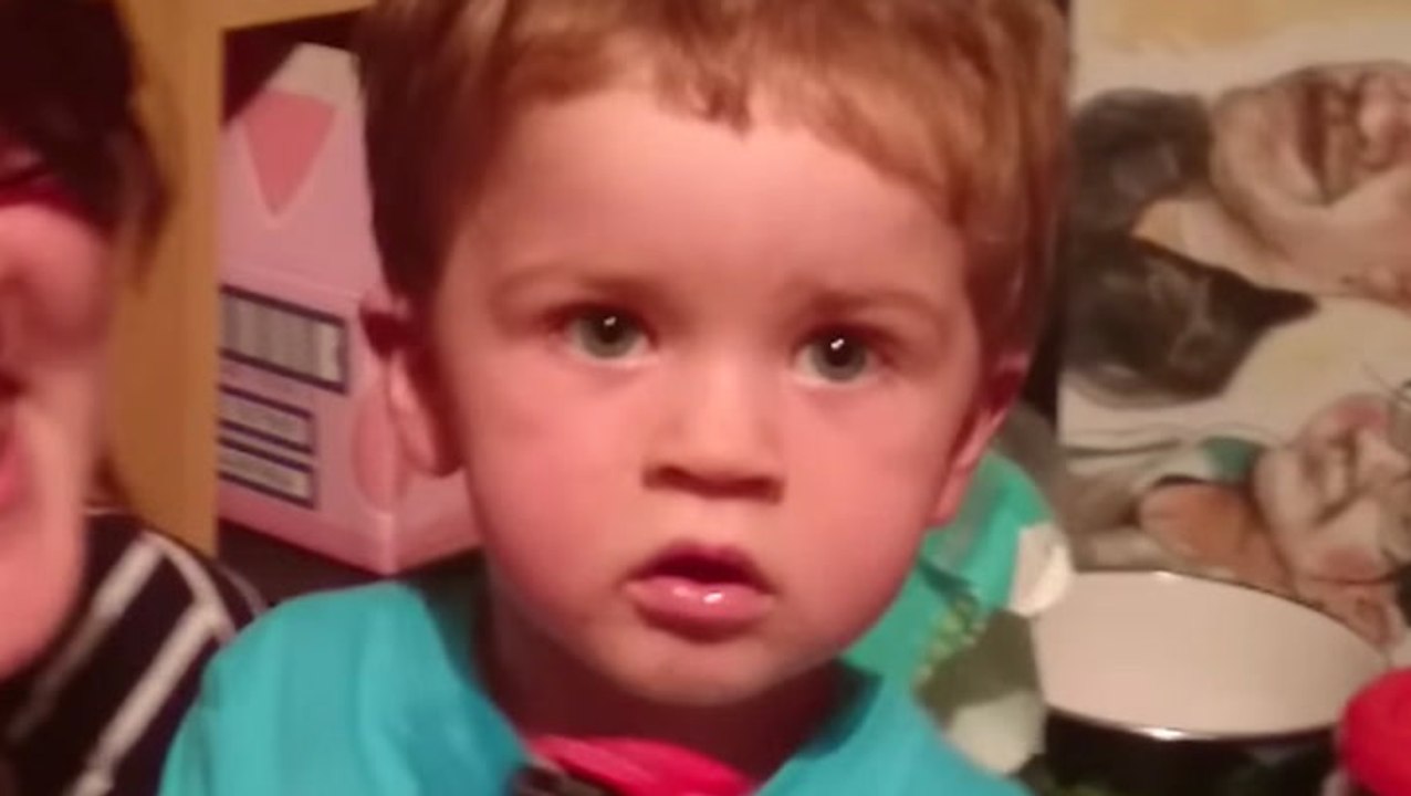 Little Boy Doesn't Like Dad's Gasps