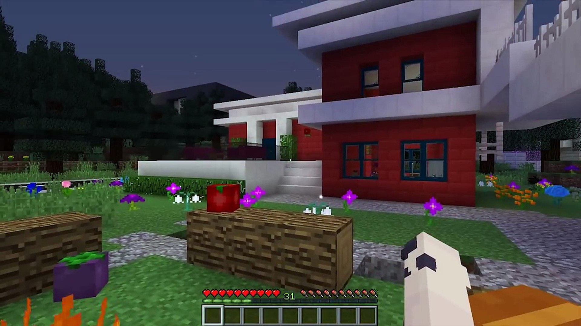 Was Passiert 3 Uhr Nachts Am Lagerfeuer Minecraft Haus 62