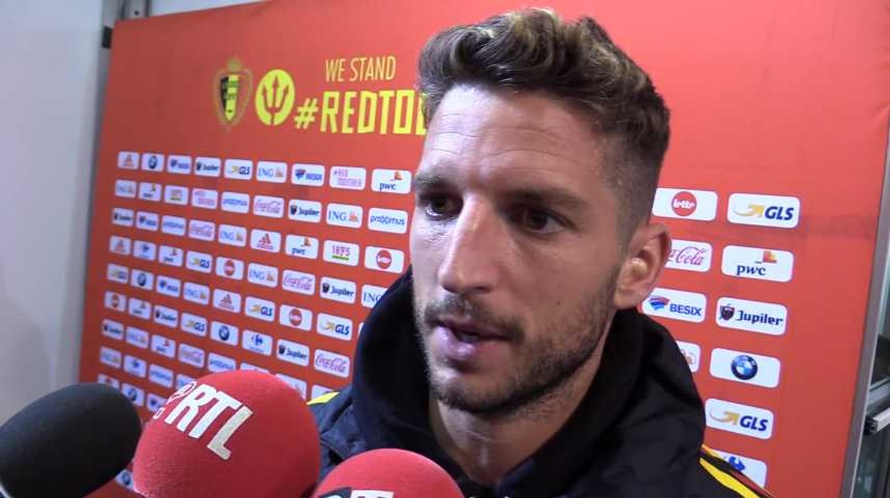 Dries Mertens : "On gagne ce match parce qu'on a envie de le gagner"