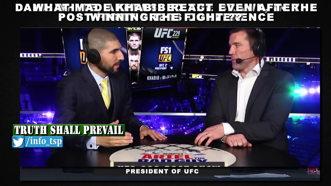 Khabib Nurmagomedov Vs Conor McGregor - What really happened ? Full Story