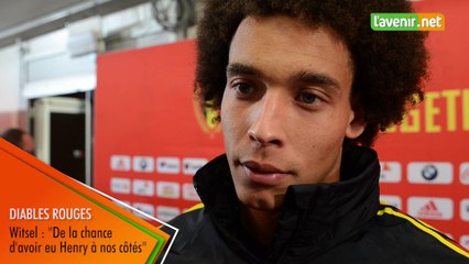 Axel Witsel : "Je souhaite le meilleur à Thierry Henry"