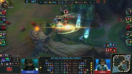 IMT vs C9 - Week 2 Day 2 Highlights (Spring 2017)