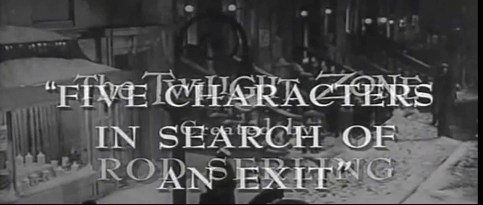 La dimensión desconocida (Cinco Personajes buscando una Salida)