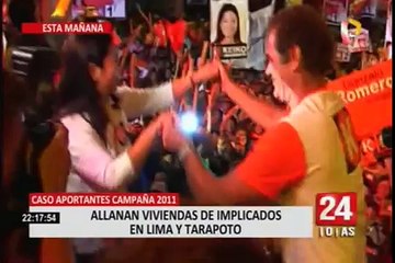 Allanan viviendas de Keiko Fujimori, Jorge Yoshiyama y Adriana Tarazona